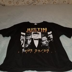 Justin Timberlake tour graphic t shirt